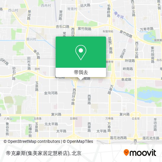 帝克豪斯(集美家居定慧桥店)地图