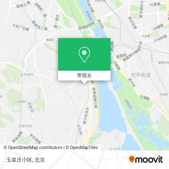 玉皇庄小区地图