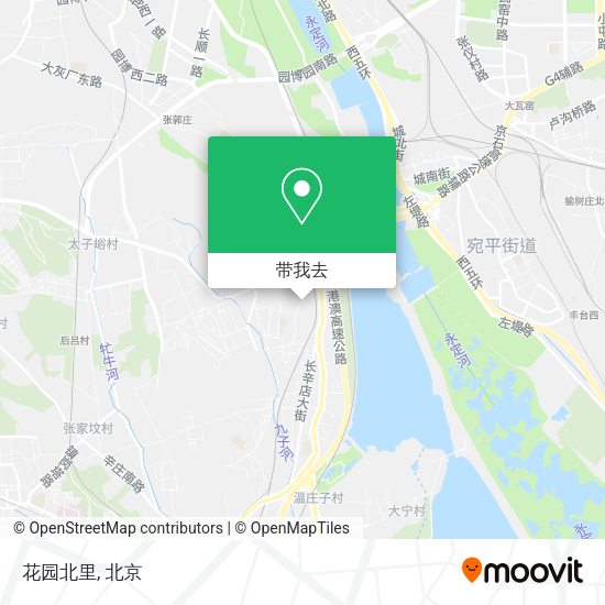花园北里地图