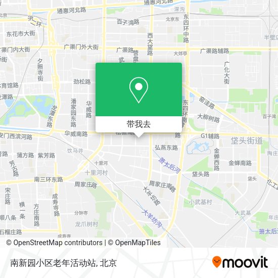 南新园小区老年活动站地图