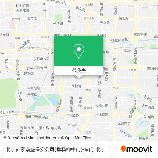 北京都豪鼎盛保安公司(垂杨柳中街)-东门地图