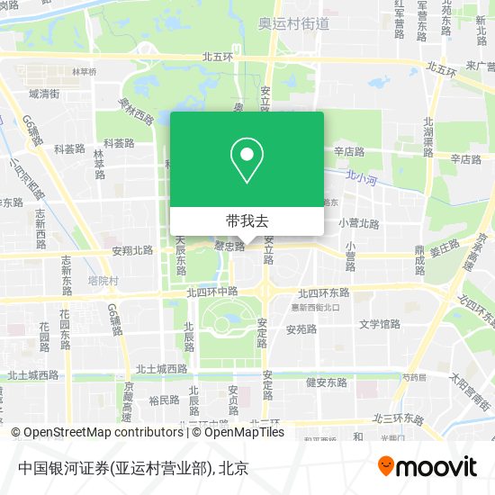 中国银河证券(亚运村营业部)地图