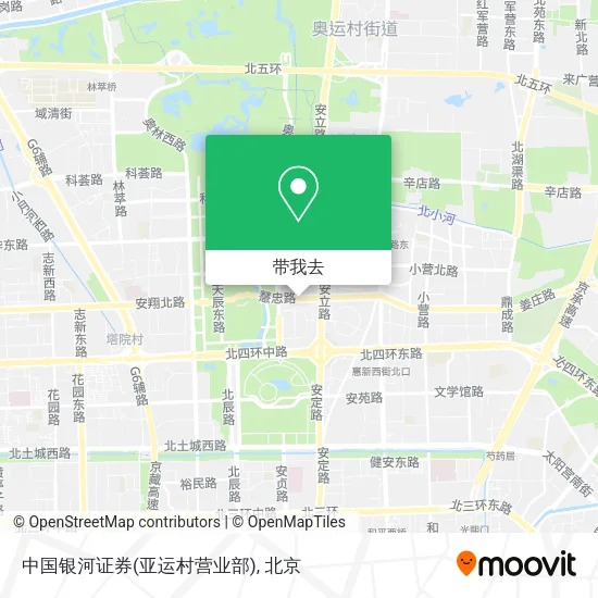 中国银河证券(亚运村营业部)地图