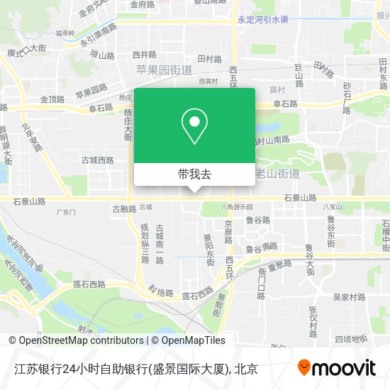 江苏银行24小时自助银行(盛景国际大厦)地图