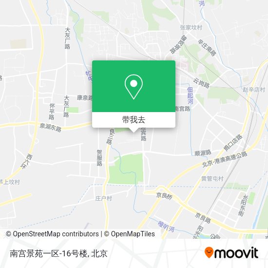 南宫景苑一区-16号楼地图