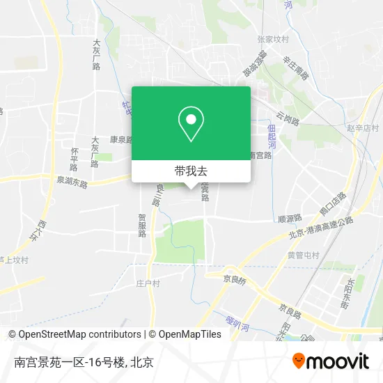 南宫景苑一区-16号楼地图