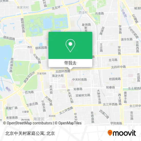 北京中关村家庭公寓地图