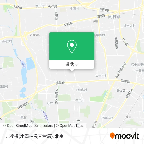 九渡桥(水墨林溪直营店)地图