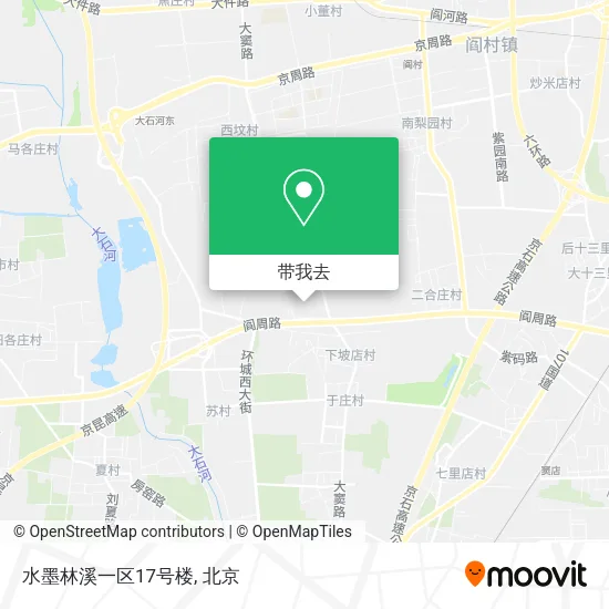 水墨林溪一区17号楼地图