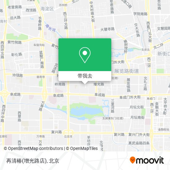再清椿(增光路店)地图