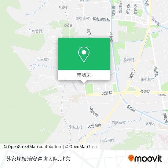 苏家坨镇治安巡防大队地图