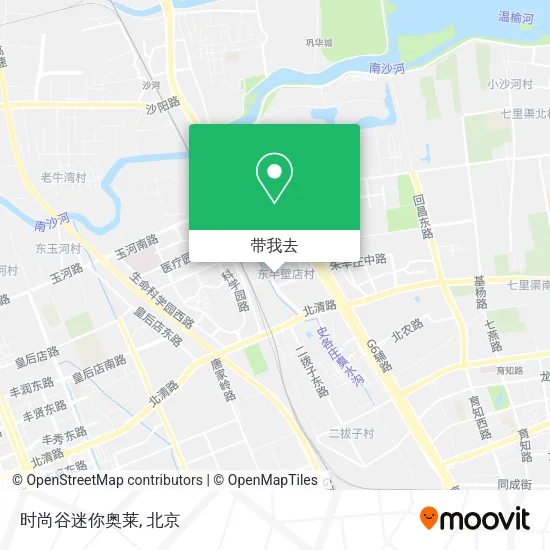 时尚谷迷你奥莱地图