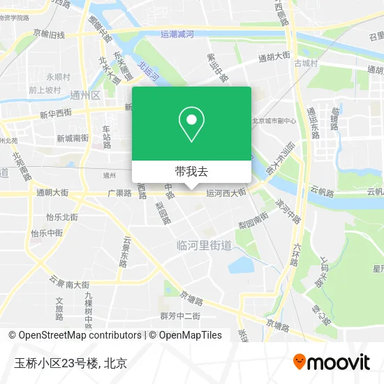 玉桥小区23号楼地图