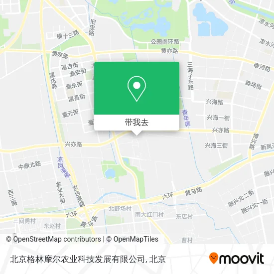 北京格林摩尔农业科技发展有限公司地图