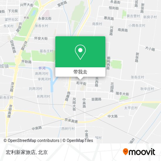 宏利新家旅店地图