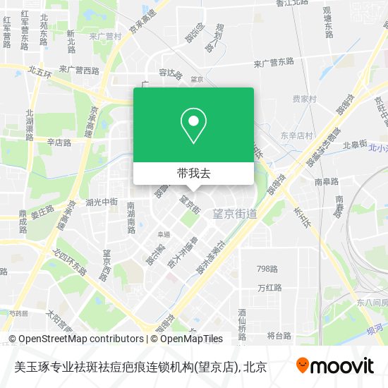美玉琢专业祛斑祛痘疤痕连锁机构(望京店)地图