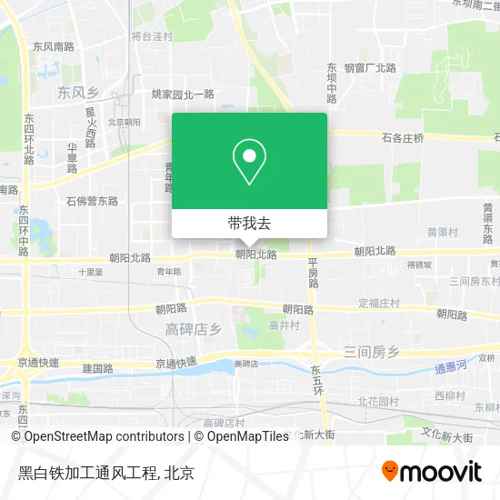 黑白铁加工通风工程地图