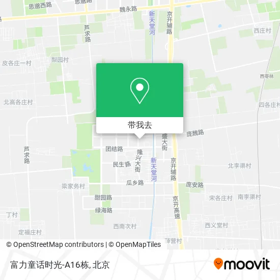 富力童话时光-A16栋地图