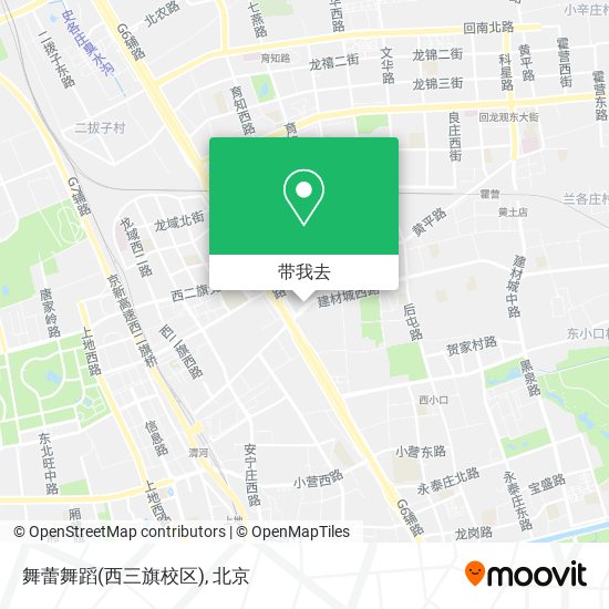 舞蕾舞蹈(西三旗校区)地图