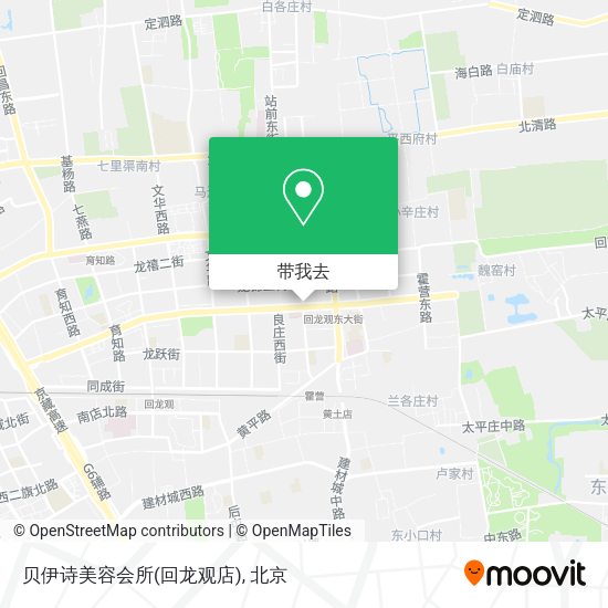 贝伊诗美容会所(回龙观店)地图