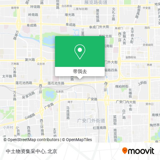 中土物资集采中心地图
