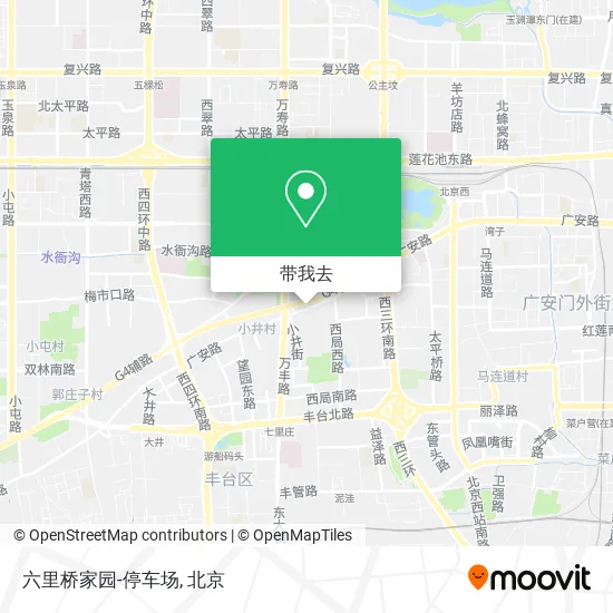 六里桥家园-停车场地图