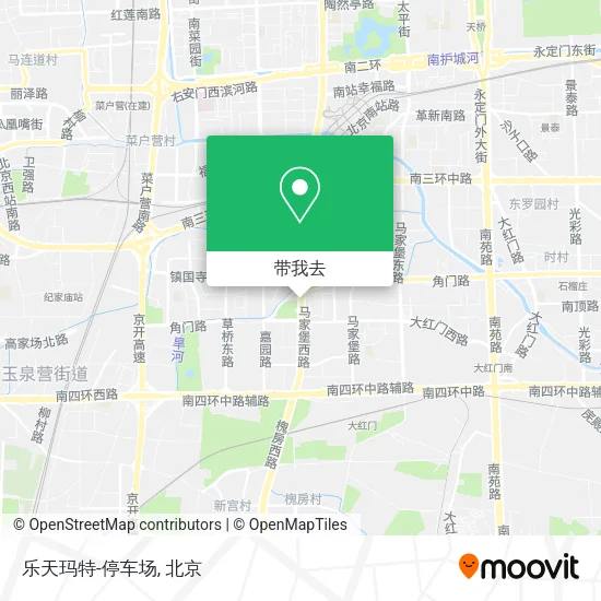 乐天玛特-停车场地图