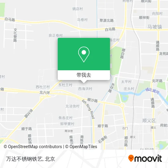 万达不锈钢铁艺地图