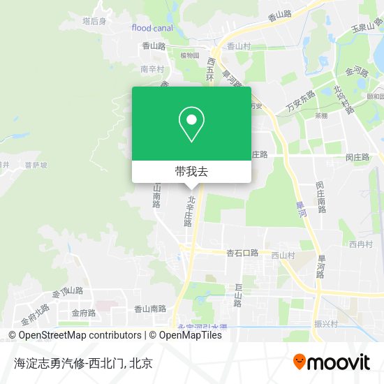 海淀志勇汽修-西北门地图