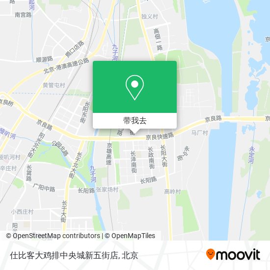 仕比客大鸡排中央城新五街店地图