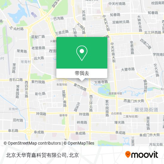 北京天华育鑫科贸有限公司地图