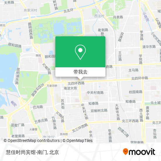 慧佳时尚宾馆-南门地图
