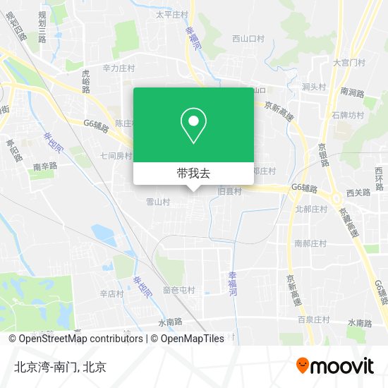 北京湾-南门地图