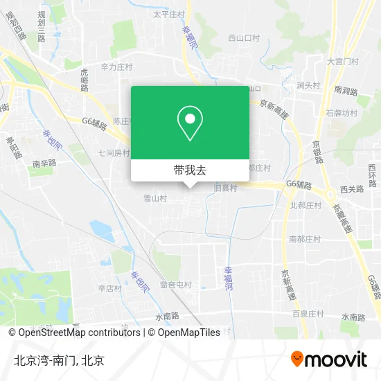 北京湾-南门地图