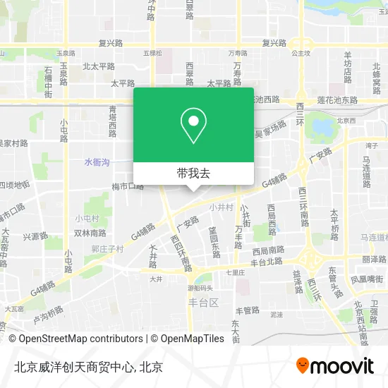 北京威洋创天商贸中心地图