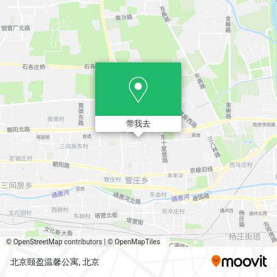 北京颐盈温馨公寓地图