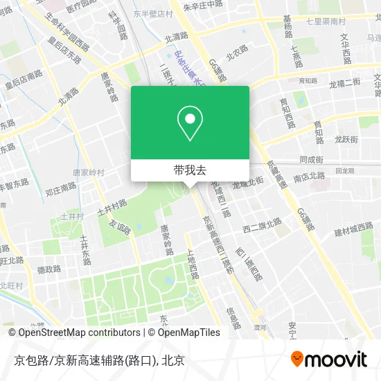 京包路/京新高速辅路(路口)地图