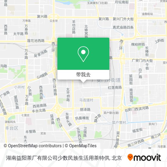 湖南益阳茶厂有限公司少数民族生活用茶特供地图