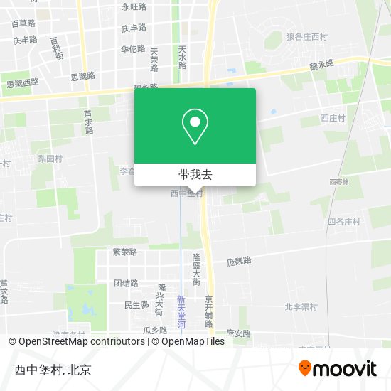 西中堡村地图