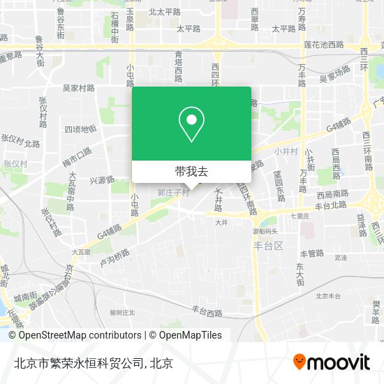 北京市繁荣永恒科贸公司地图