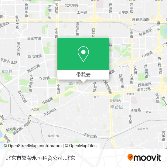 北京市繁荣永恒科贸公司地图