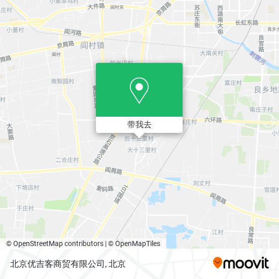 北京优吉客商贸有限公司地图