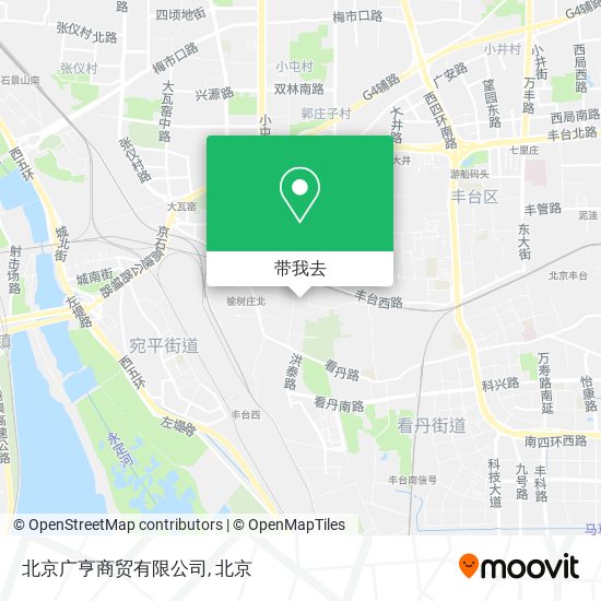 北京广亨商贸有限公司地图