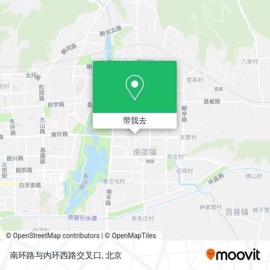 南环路与内环西路交叉口地图