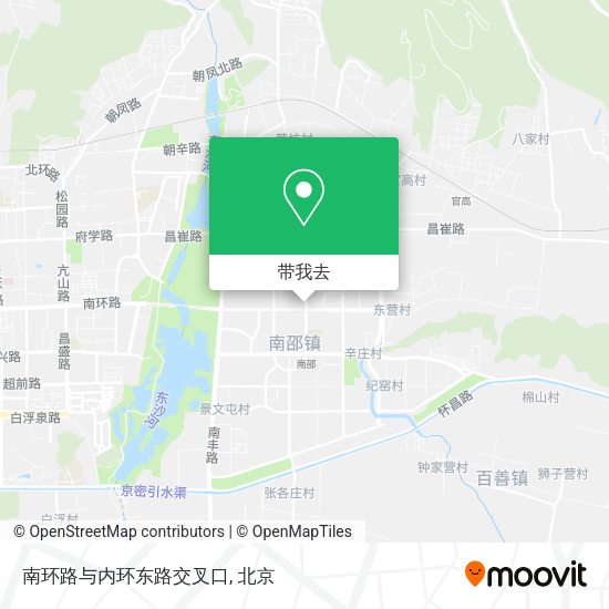 南环路与内环东路交叉口地图