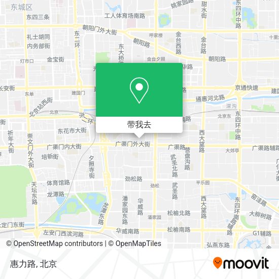 惠力路地图