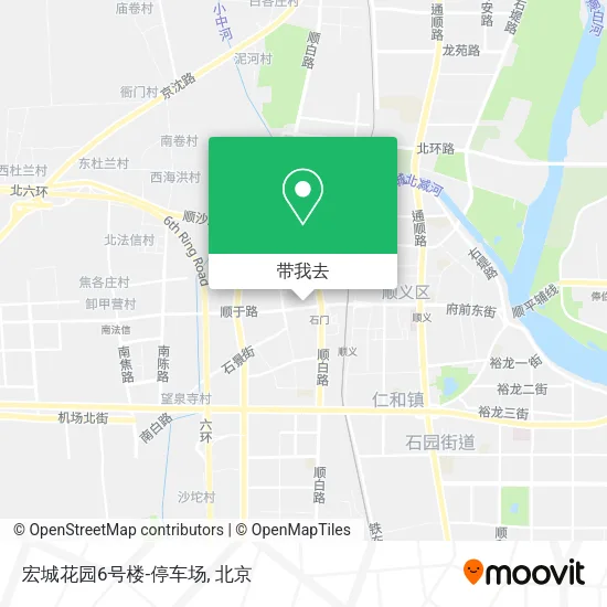 宏城花园6号楼-停车场地图