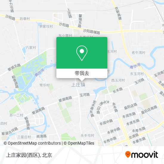 上庄家园(西区)地图
