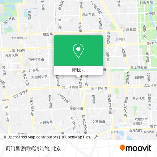 蓟门里密闭式清洁站地图