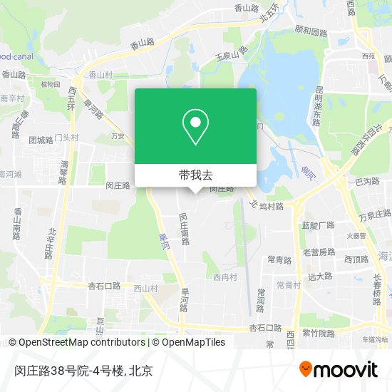 闵庄路38号院-4号楼地图
